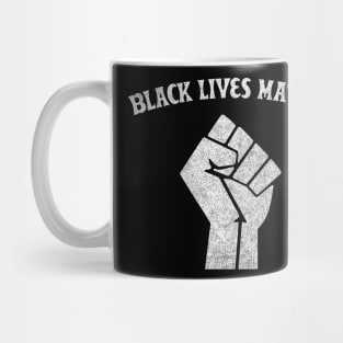 Black Lives Matter - Faded/Vintage Style Black Power Fist #2 Mug